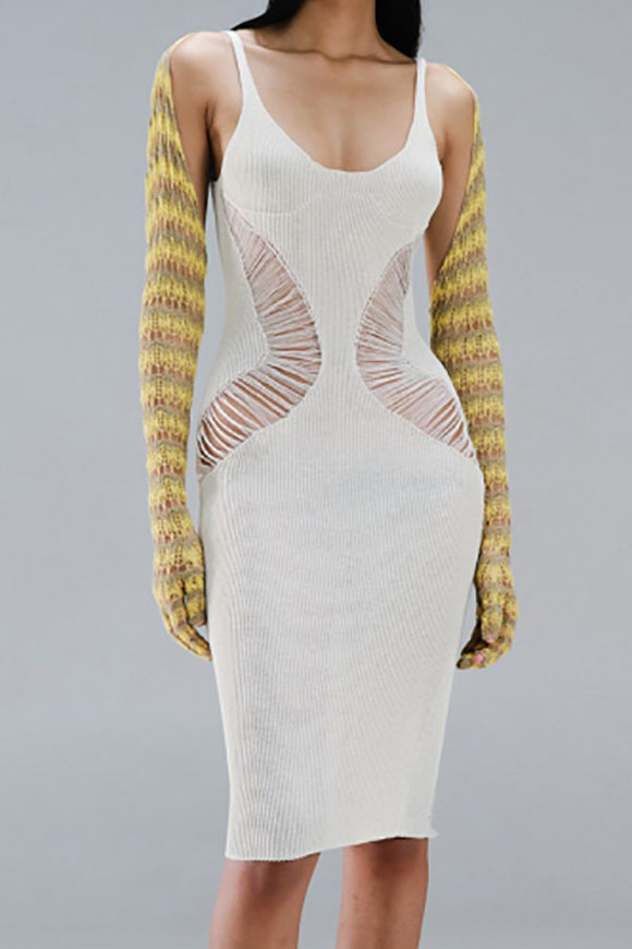 ISA BOULDER floating dress RS24WDR07 milk white